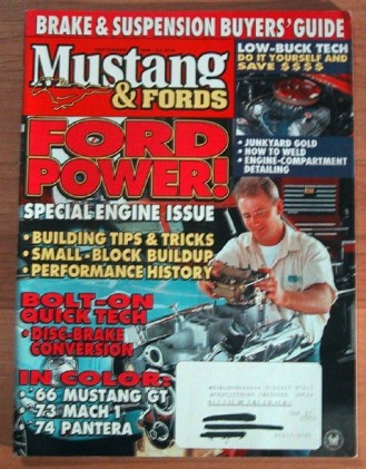 MUSTANG & FORDS 1996 SEPT - BOSS 429, K-CODE, '66 GT